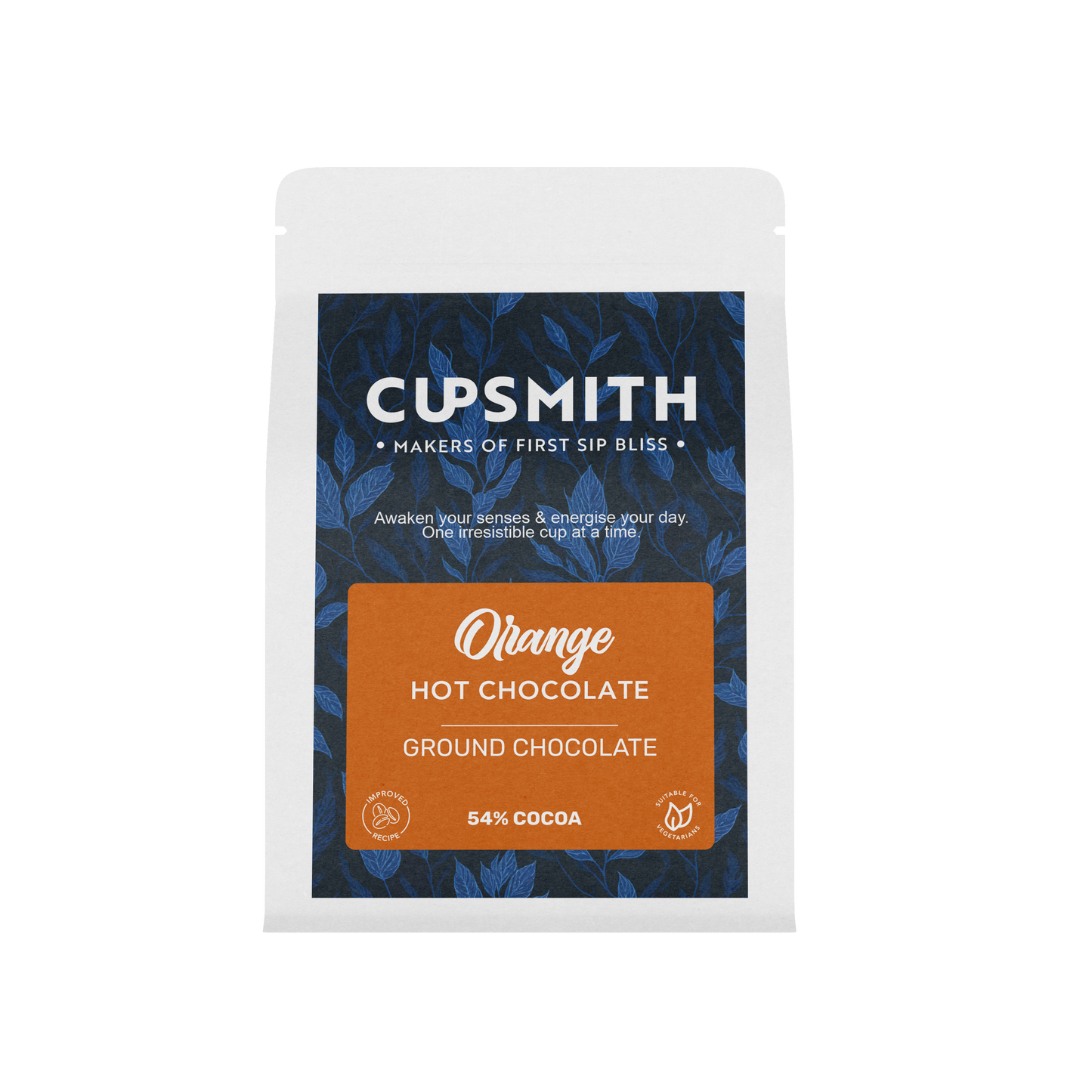 Cupsmith Luxury Hot Chocolate Flakes with Orange